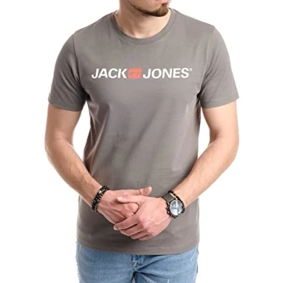 Abbildung von JACK &amp; JONES Herren T Shirt JJECorp Logo Tee 12137126 (Sedona, 3XL)
