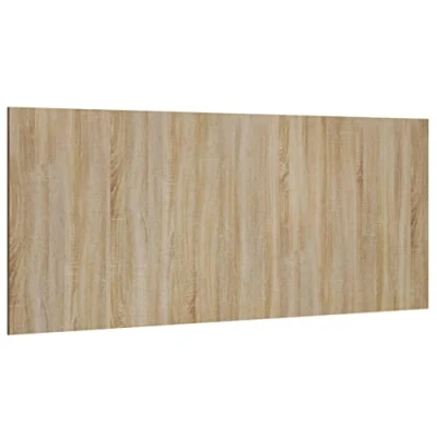 Abbildung von vidaXL Kopfteil Wand Bettkopfteil Betthaupt für Bett Doppelbett Schlafzimmerbett Schlafzimmermöbel Sonoma Eiche 200x1,5x80cm Holzwerkstoff