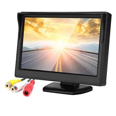Abbildung von Auto , 5 Zoll HD TFT LCD Rückfahrkamera wasserdichte Unterstützung PAL/NTSC System für Rückfahrkamera.
