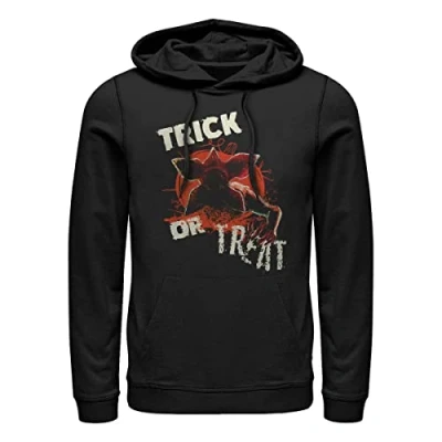 Abbildung von Stranger Things Unisex Monster Pumpkin Hoodie, Schwarz, S