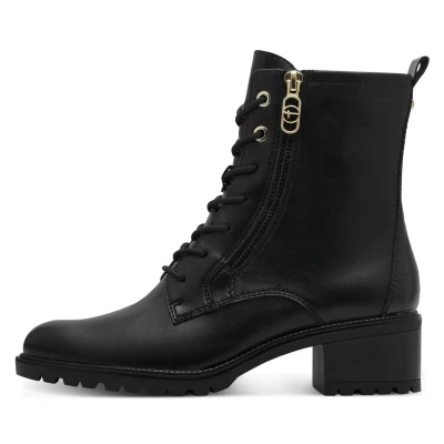 Abbildung von Tamaris Touchit Schnürstiefelette, Damen, Größe: 37, Black Schuhe