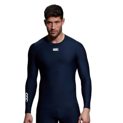 Abbildung von Canterbury Herren Thermoreg Base Layer Langarm unterhemd Oberteil, Marine, XS EU