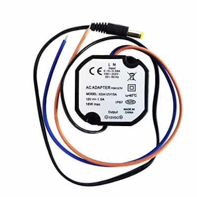 Abbildung von Area Shopping Stabilisiertes Mikro Netzteil 12 V 1,5 A für Überwachungskameras IP67
