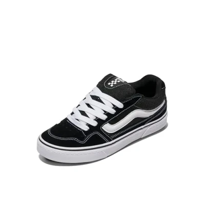 Abbildung von Vans Herren Caldrone Sneaker Trainers, SUEDE/MESH BLACK/WHITE, 48 EU