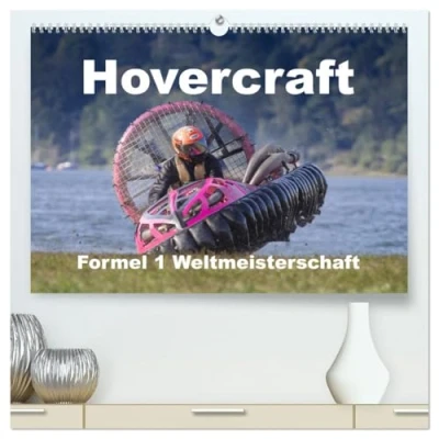 Abbildung von Hovercraft Formel 1 Weltmeisterschaft (hochwertiger Premium Wandkalender 2025 DIN A2 quer), Kunstdruck in Hochglanz