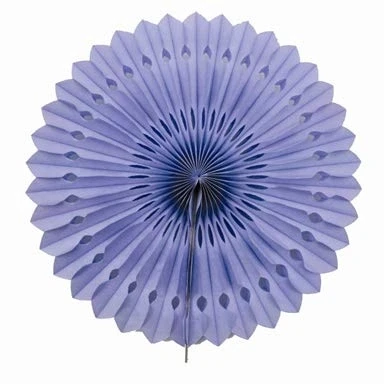 Abbildung von Creativery 1 Papierfächer 40cm (Flieder 462H) // Deko Papier Fächer Rosetten Blumen Raumdeko Papierrosetten Hängedeko