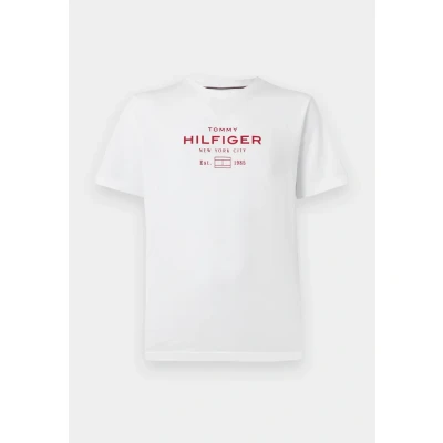 Abbildung von Tommy Hilfiger Stack Graphic TEE Tshirt print, Größe: Large, White