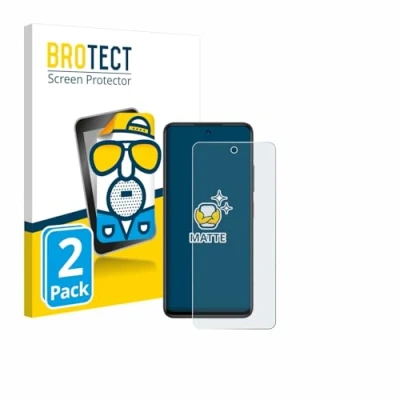 Abbildung von BROTECT Entspiegelungs Schutzfolie für ZTE Blade A75 (2 Stück) Matte Displayschutz Folie, Anti Reflex, Fingerprint