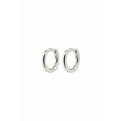 Abbildung von Pilgrim Eanna Recycled HOOP Ohrringe, Damen, Größe: One Size, Silver plated
