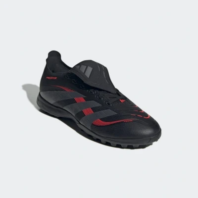Abbildung von adidas Performance Predator League TURF Fußballschuh Multinocken, Herren, Größe: 46, Core black/grey four/lucid red Schuhe