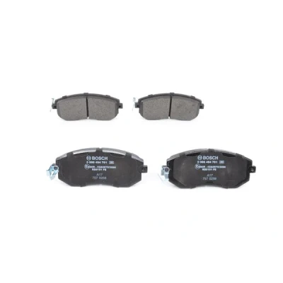 Abbildung von BOSCH 0 986 494 761 Bremsbelagsatz Low Metallic mit Anti Quietsch Blech SUBARU: XV I, Forester IV, Legacy 5 Kombi, TOYOTA: GT86 Coupe