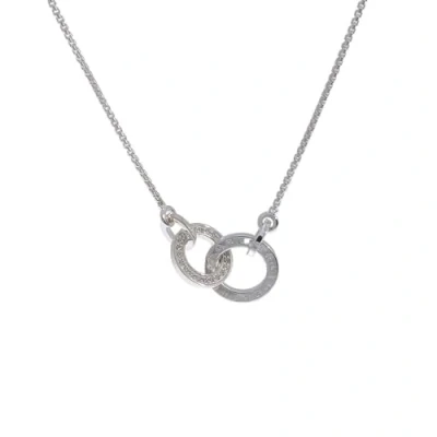 Abbildung von THOMAS SABO Damen Kette mit Anhänger 925 Silber Zirkonia weiß Brillantschliff 45 cm SCKE150159