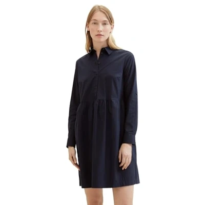 Abbildung von TOM Tailor Blusenkleid, Damen, Größe: 42, Sky captain blue
