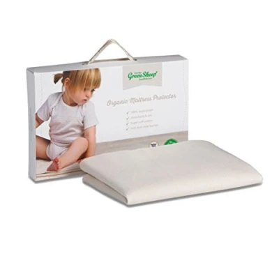 Abbildung von The Little Green Sheep Natural Sprung Cot Bed Mattress 70cm x 140cm, M008B, BD001S, White, 38 89 cm Crib
