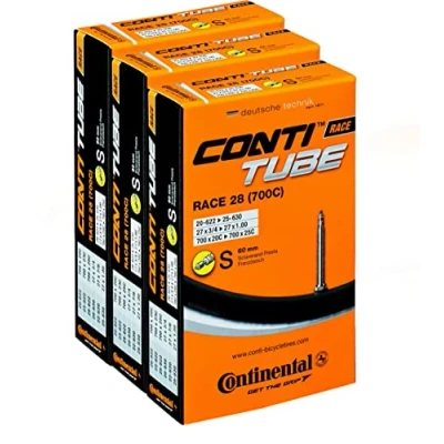 Abbildung von Continental Race 28 700 x 20 25c Bike Inner Tubes (Pack of 3) Presta 60mm Long Valve