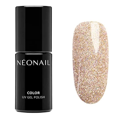 Abbildung von NEONAIL UV Nagellack 7,2 ml Gold Holo Vibes Farben Lack Glitter Gel Nägel Nageldesign Shellack