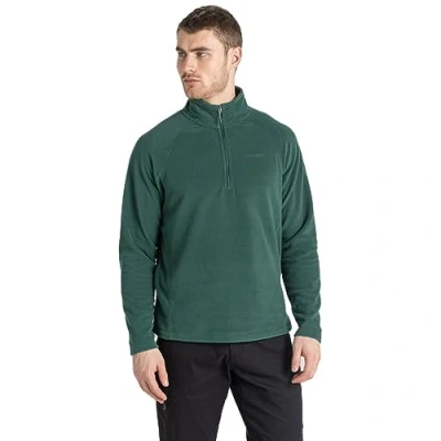 Abbildung von Craghoppers Corey Vi Herren Fleecejacke mit halbem Reißverschluss, Dunkelgrün (Evergreen), XXXL