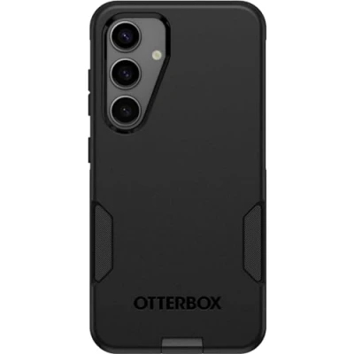 Abbildung von OtterBox Schutzhülle für Samsung Galaxy S24 Commuter Series schwarz, schlank und robust, taschenfreundlich, mit Portschutz