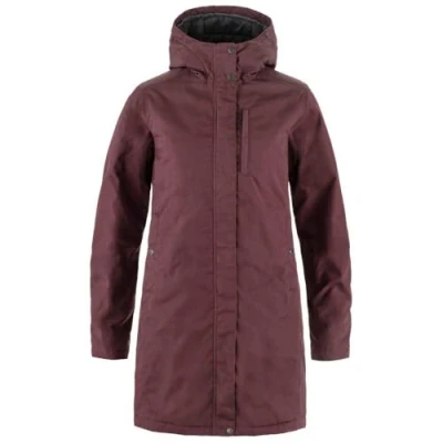 Abbildung von Fjällräven Kiruna Padded Jacke Damen Steppmantel (Dunkelrot S ) Parka