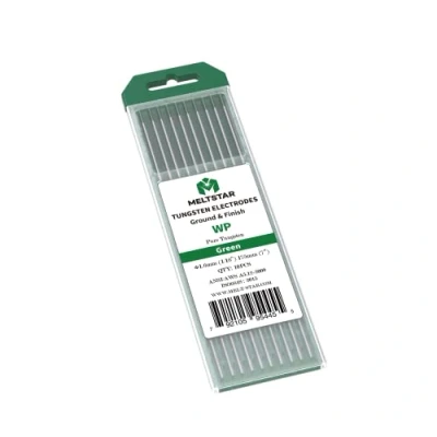 Abbildung von MELTSTAR WP20 grün Rein wolfram WIG Wolframelektrode Elektrode Ø1.6 x 175MM 10 Stück strahlungsfreie professionelle zum Schweißen, Polieren und Schleifen