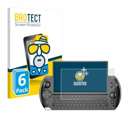 Abbildung von BROTECT Entspiegelungs Schutzfolie für GPD Win 4 (6 Stück) Matte Displayschutz Folie, Anti Reflex, Fingerprint