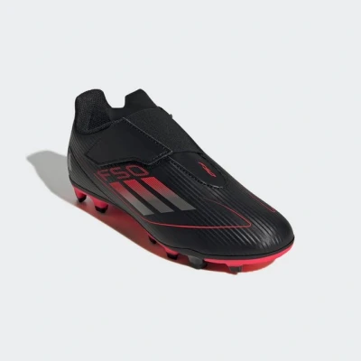 Abbildung von adidas Performance F50 CLUB VEL Unisex Fußballschuh Nocken für Kinder, Größe: 38, Core black/iron met/lucid red Schuhe
