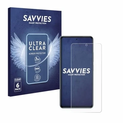 Abbildung von Savvies 6 Stück Schutzfolie für Xiaomi Poco F3 Displayschutz Folie Ultra Transparent