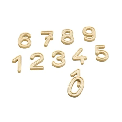 Abbildung von Wissner® aktiv lernen Lernspielzeug 11 Ziffern Zahlen Nachspuren Kennenlernen &amp; begreifen, RE Wood® (11 St),