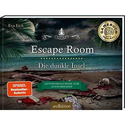 Abbildung von Escape Room. Die dunkle Insel: Adventskalender zum Aufschneiden Room für Erwachsene von Eva Eich