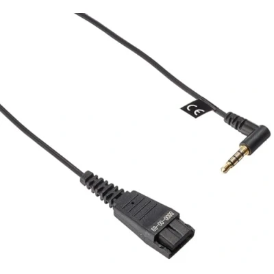 Abbildung von Jabra 8800 00 69 Anschlusskabel QD auf Klinke für BlackBerry/Apple iPhone Schwarz, 3,5 mm