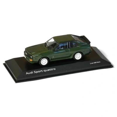 Abbildung von Audi A5 5161 Sport Quattro Modellauto Miniatur Modell, Maßstab 1:43, grün