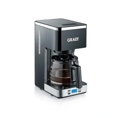 Abbildung von Graef Filterkaffeemaschine &quot;FK 502&quot;, 1,25 l Kaffeekanne, Korbfilter, 1x4, mit Timer und Glaskanne