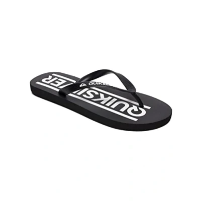 Abbildung von Quiksilver JAVA Wordmark Zehentrenner für Kinder, Größe: 34, Black/black/white Schuhe