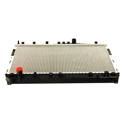 Abbildung von MAXGEAR AC230049 Kühler, Motorkühlung Aluminium, Kunststoff 698 370 16 Kühlrippen gelötet CHEVROLET: Lacetti Limousine, Nubira Kombi