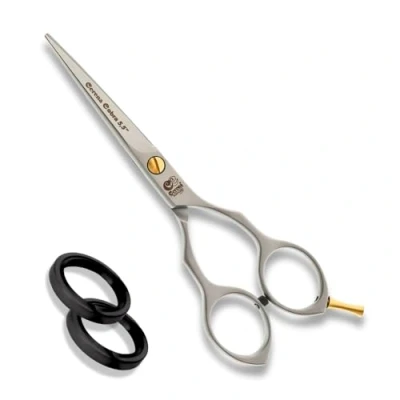 Abbildung von Cerena Haarschere Cobra 5.5 (14 cm) Friseurschere für einen perfekten Haarschnitt aus rostfreiem Edelstahl und mit einseitiger Mikroverzahnung Made in Solingen, Germny