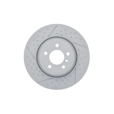 Abbildung von BOSCH 0 986 479 E15 Bremsscheibe 345 24 5 120 Belüftet, Verbundbremsscheibe, geschlitzt/gelocht beschichtet hochgekohlt mit Schrauben BMW: 3 GT