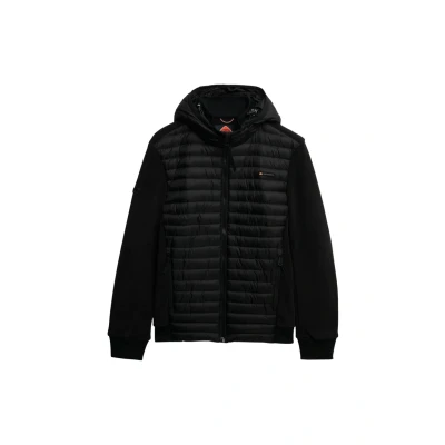 Abbildung von Superdry Hooded Storm Hybrid Übergangsjacke, Herren, Größe: XL, Black