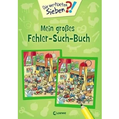 Abbildung von Die verflixten Sieben Mein großes Fehler Such Buch: Über 100 Unterschiede und Unstimmigkeiten für Rätselfans ab 5 Jahre. Mit Lösungen