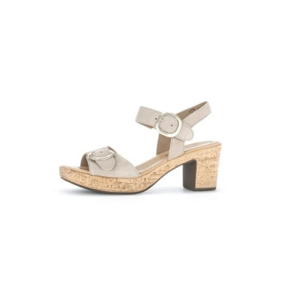 Abbildung von Gabor Plateausandalette, Damen, Größe: 40, Beige Schuhe