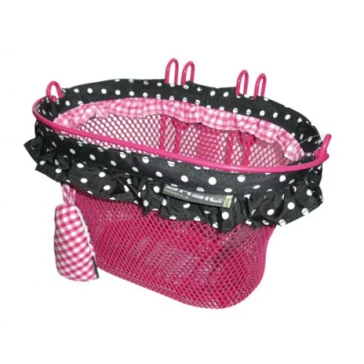 Abbildung von Basil Kinder Fahrradkorb Jasmin Baboushka. Pink