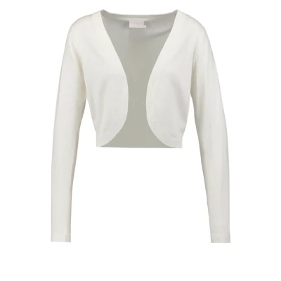 Abbildung von Kaffe Astrid Bolero Strickjacke, Damen, Größe: XXL, Chalk