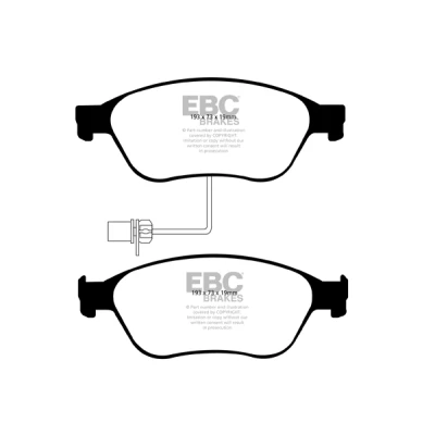 Abbildung von Bremsbelagsatz, Scheibenbremse EBC Brakes DP41535R