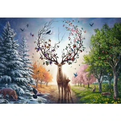Abbildung von Ravensburger DER Magische Hirsch UND DIE VIER Jahreszeiten Sonstige Accessoires, Größe: One Size, Mehrfarbig