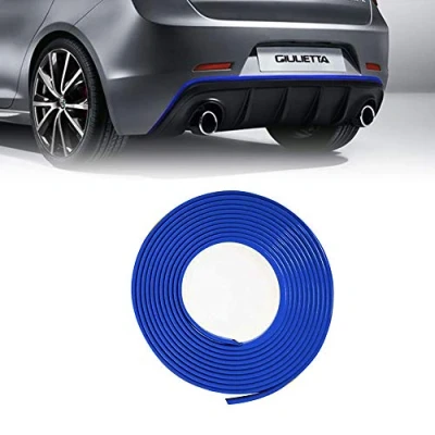 Abbildung von 4R Quattroerre.it 31874 Blaues Klebeprofil für Alfa Giulietta DAM hintere Stoßstange mit 3M doppelseitigem Klebeband