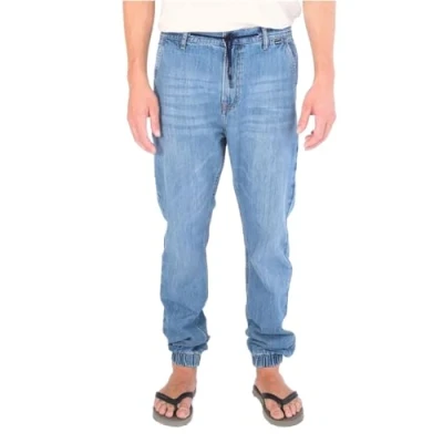 Abbildung von Hurley Herren M Oceancare Denim Hose mit Gummizug Freizeithose, Denim22, 48