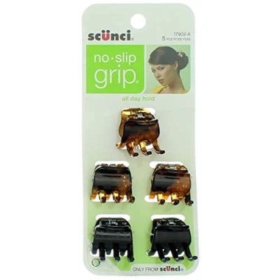 Abbildung von Scunci No Slip Grip Chunky Jaw Clips (5 Stück)