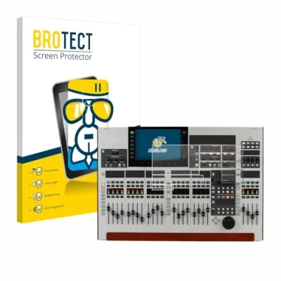 Abbildung von BROTECT Schutzglas für Behringer Wing (Set bestehend aus 11 Folien) Schutzfolie Panzer Folie Glas [Extrem Kratzfest 9H, Anti Fingerprint,