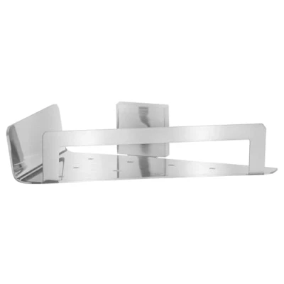 Abbildung von tesa Duschablage 1x EXXCLUSIV Eck Duschkorb, Komplett Set 2 tlg., edelstahl 15 cm : 22 5,5