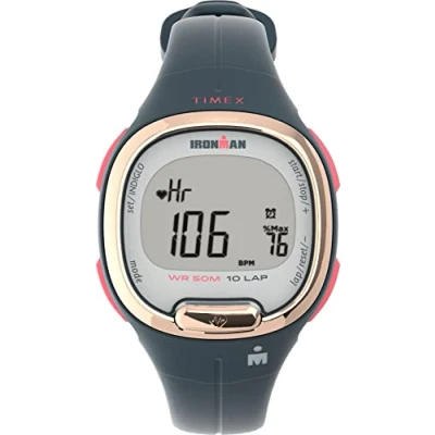 Abbildung von Timex Ironman Damen 33mm Digitaluhr mit Aktivitäts Tracking &amp; Herzfrequenz TW5M48200