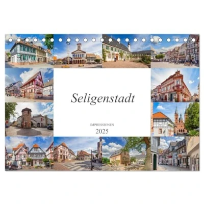 Abbildung von Seligenstadt Impressionen (Tischkalender 2025 DIN A5 quer), CALVENDO Monatskalender